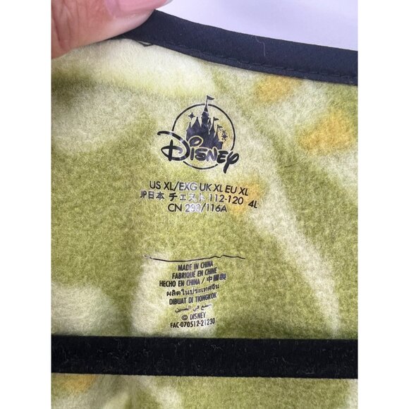 Disney Princess & The Frog Fleece Cardigan Jacket With Pocket sz XL NWT - Picture 3 of 4